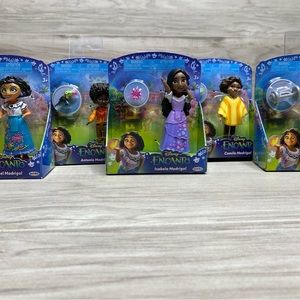 (5) Disney Encanto 3" FIGURES Mirabel, Antonio, Isabela, Camilo, Luisa